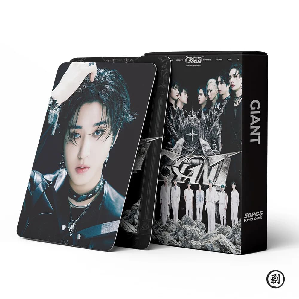 55 Uds Stray GIANT soporte LOMO tarjeta KPOP niño grupo SKid colección casera tarjeta fotográfica mercancía de celebridades