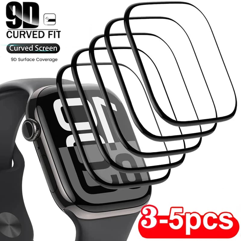 Protector Film For Apple Watch 46mm 45mm 44mm 41mm 40 38 42 mm 49mm Curved Screen Protectors iwatch series Ultra 10 9 8 7 SE 6 5
