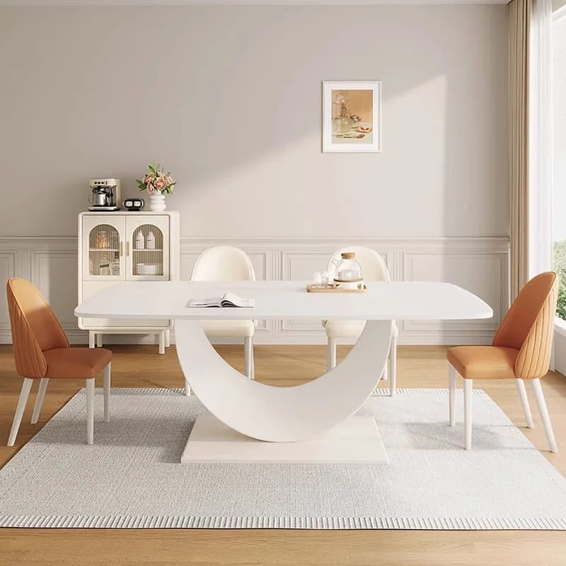 Fashion Unique Dining Table Cheap Multifunction Mobile Hotel Coffee Tables Minimalist Restaurant Mesa Comedor Kitchen Furniture