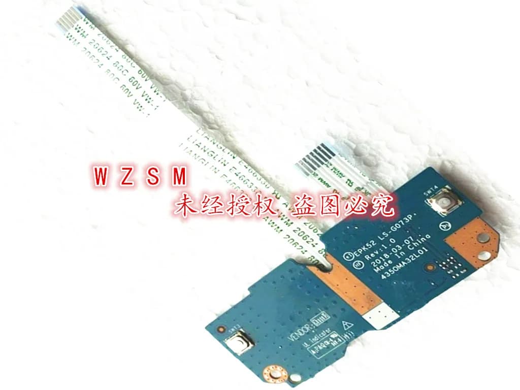 1PCS-3PCS Genuine New For HP Pavilion 15-DA 15-DB Touchpad Mouse Button Board With Cable EPK52 LS-G073P 100% Tested Fast Ship