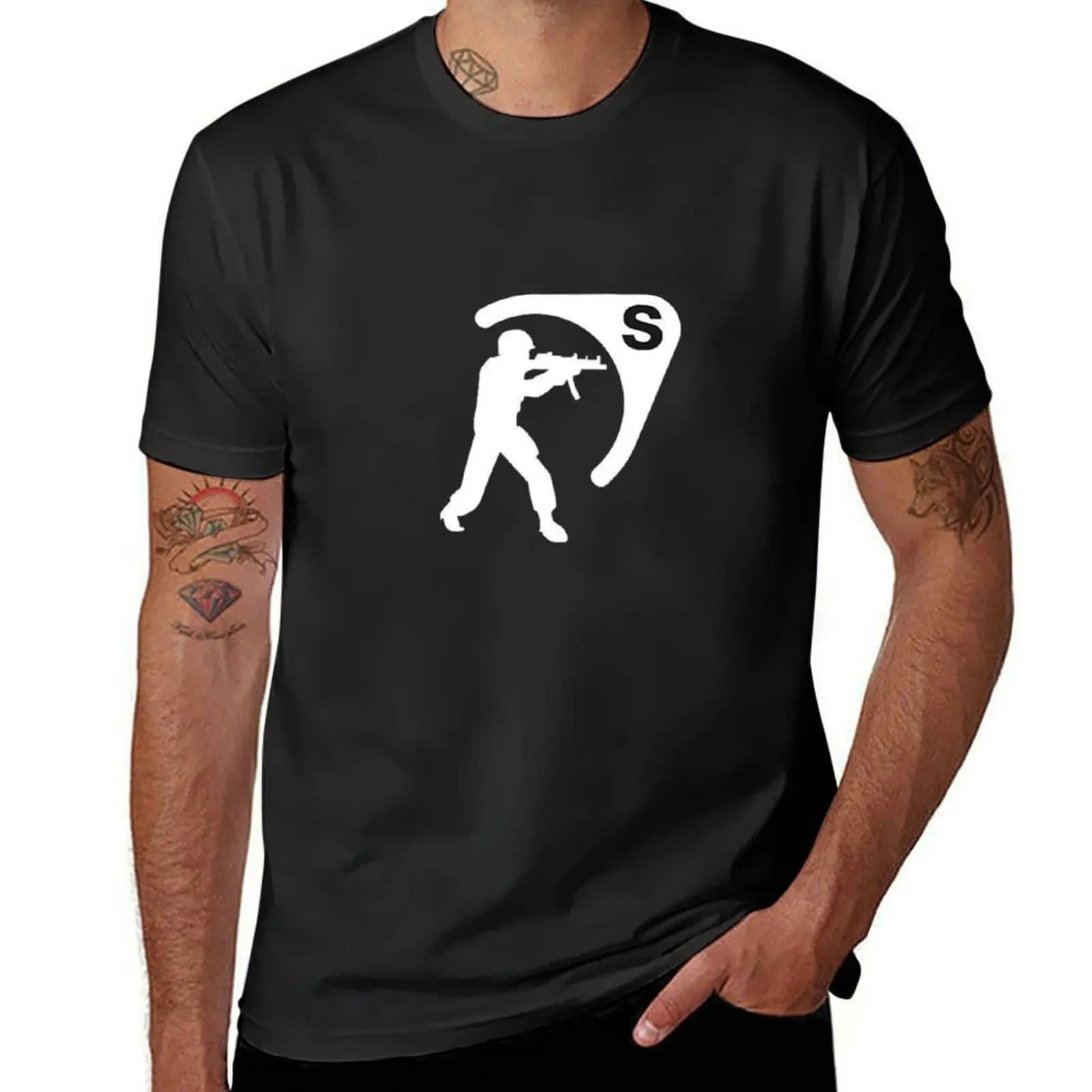 Counter Strike 2 fanart characters T-Shirt funnys oversized sports fans mens graphic t-shirts