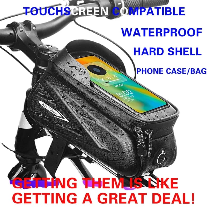 Bicycle bag Front tube bag Hard shell bag Cycling bag Frame bag Top tube bag Mountain bike bag Bicycle Bag Bicycle Accessories