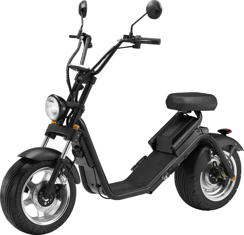 EU/US warehouse LUQI 2.0 new product luqi 2 wheels removable battery Citycoco 40km/h electric motorcycle electric scooter 2000w
