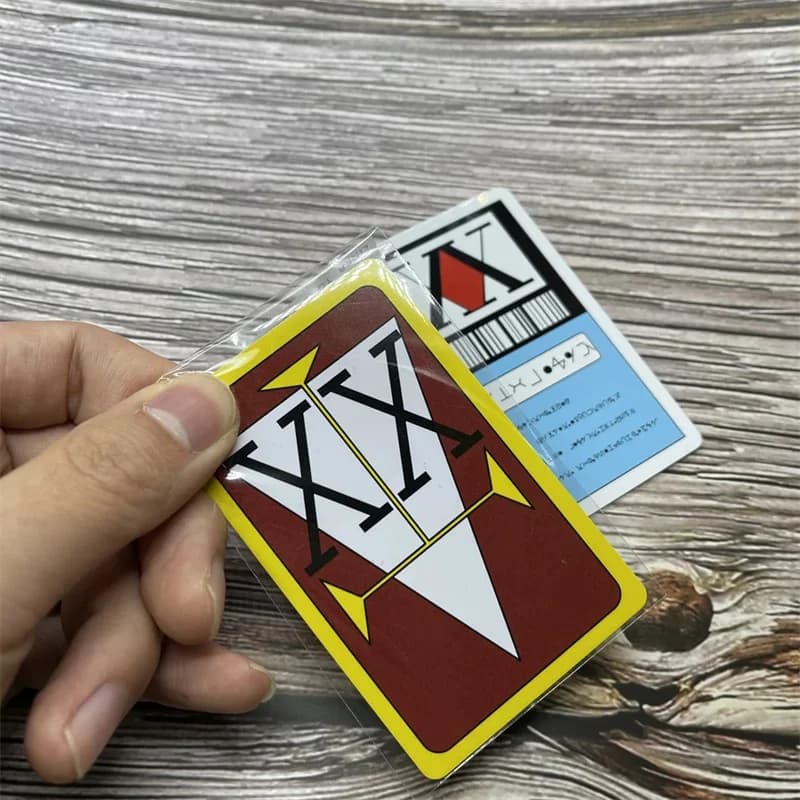 Anime Hunter X Hunter License Card Holder Cosplay Hisoka Kurapika Killua Zoldyck PVC Cards Badge Cover Prop