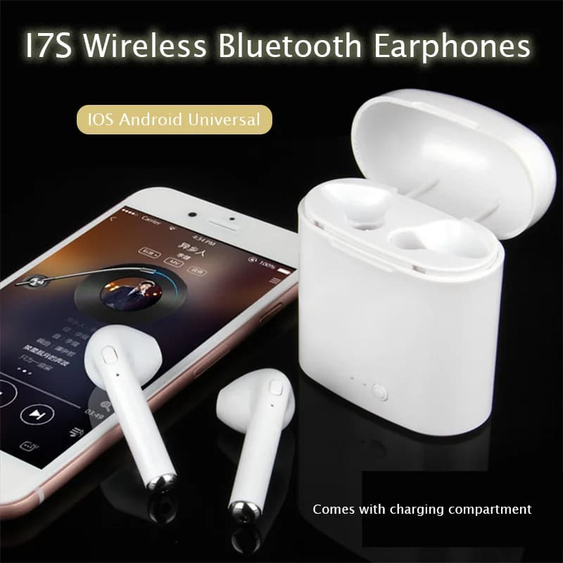 Mini Original I7S Bluetooth Earphone Wireless Headphones Earbuds Blutooth Handfree Headsets With Charging Box for Xiaomi phone