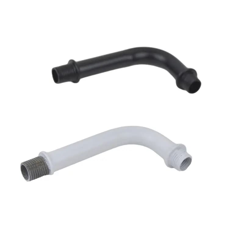 2PCS/Lot Outer Teeth M10*1 Double Head Elbow Dental Tube Wall Table Lamp Metal Hollow Tube Lighting Accessories