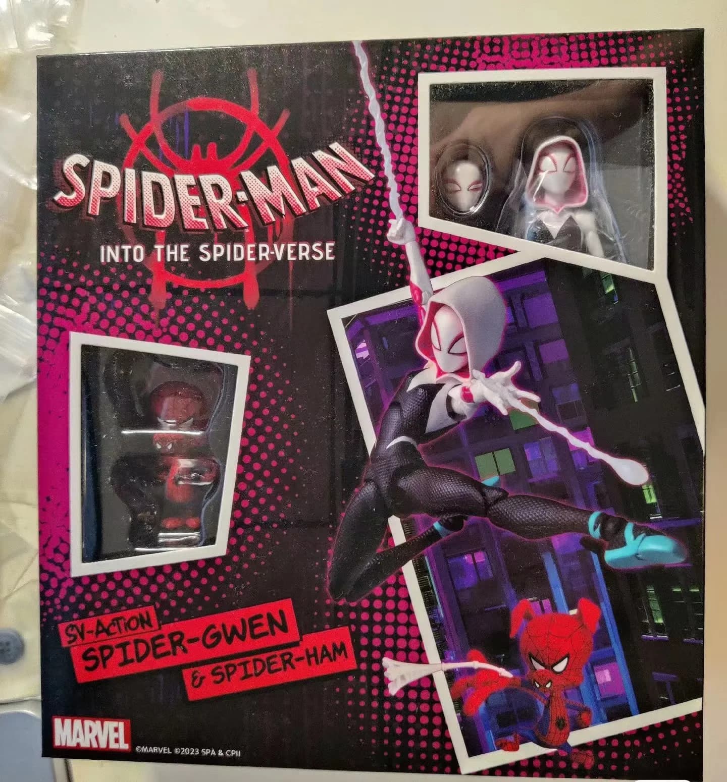Spider-man Super Hero Spider Man Gwen Stacy Into the Spider-Verse Articulated Action Figure Collectible Model Toys