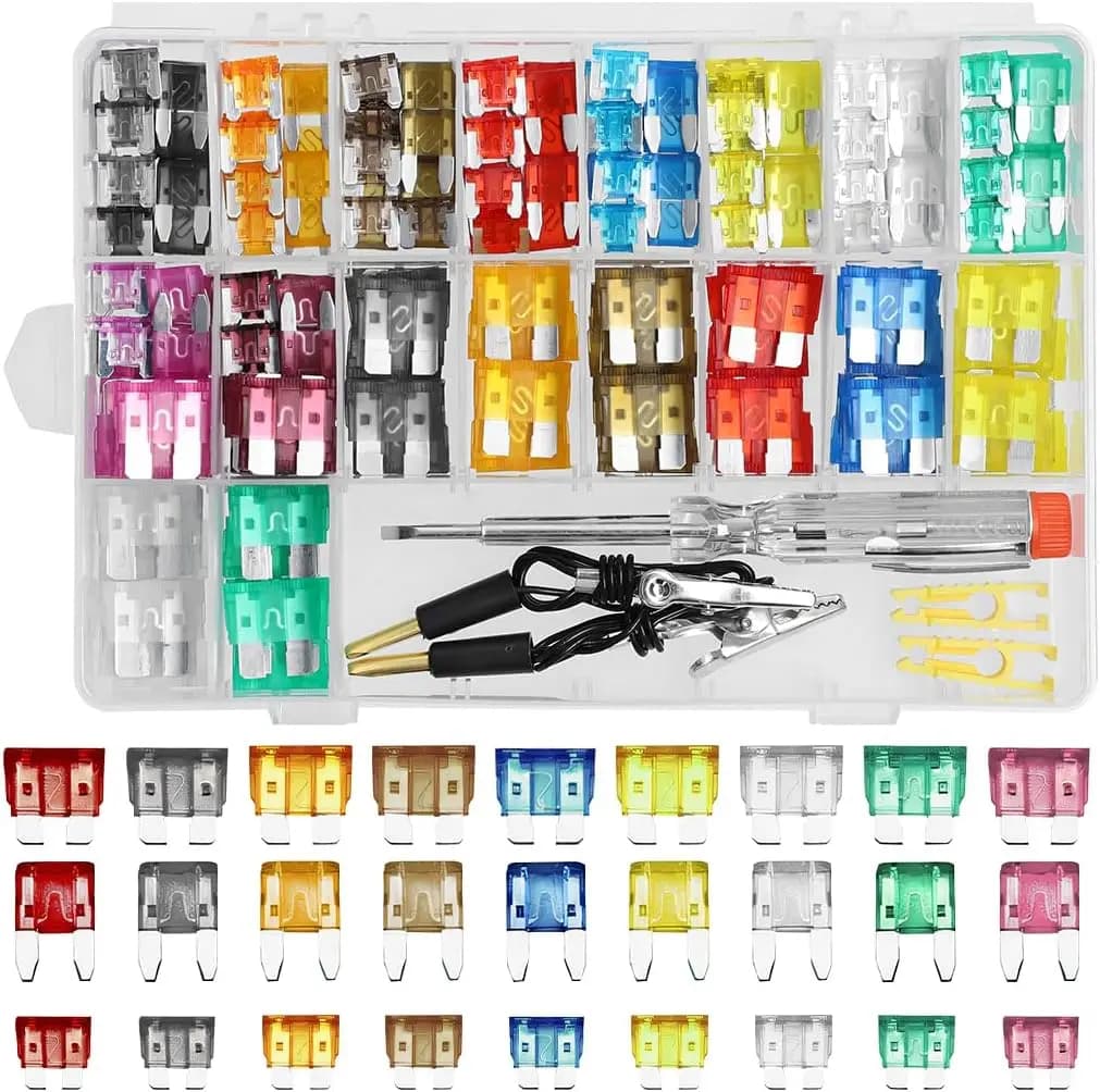 306PCS Car Fuses Assortment Kit, Mixed Vehicle Blade Fuses - Standard & Mini & Low Profile Mini Fuse