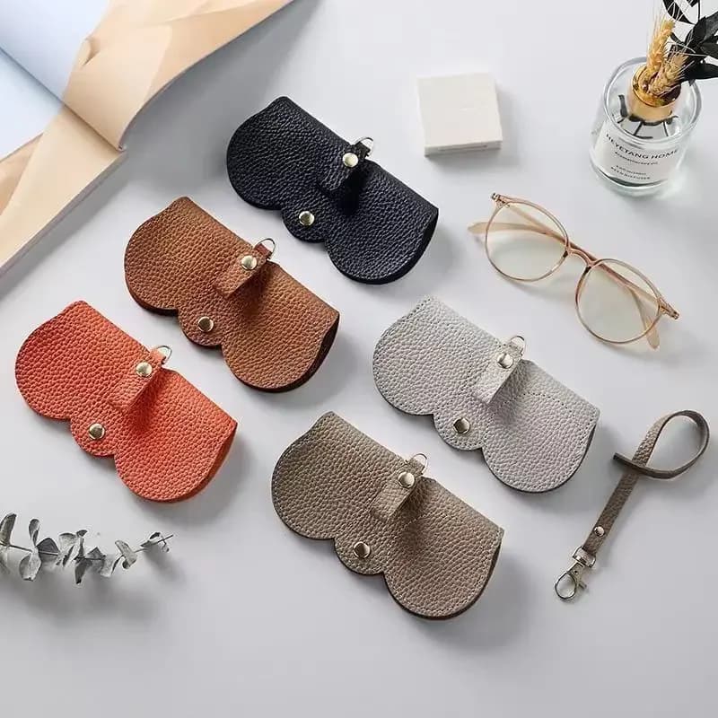 New Sunglasses Bag Portable Eyewear Case Sunglasses Protective Cover Cute Eyewear Clip Women's Minimalist Eyewear Bag