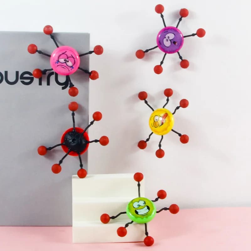 1Pcs Novelty climbing wall spider Sticky Wall Climbing decompression whole person compulsion funny Kids Toy Boy Birthday Party