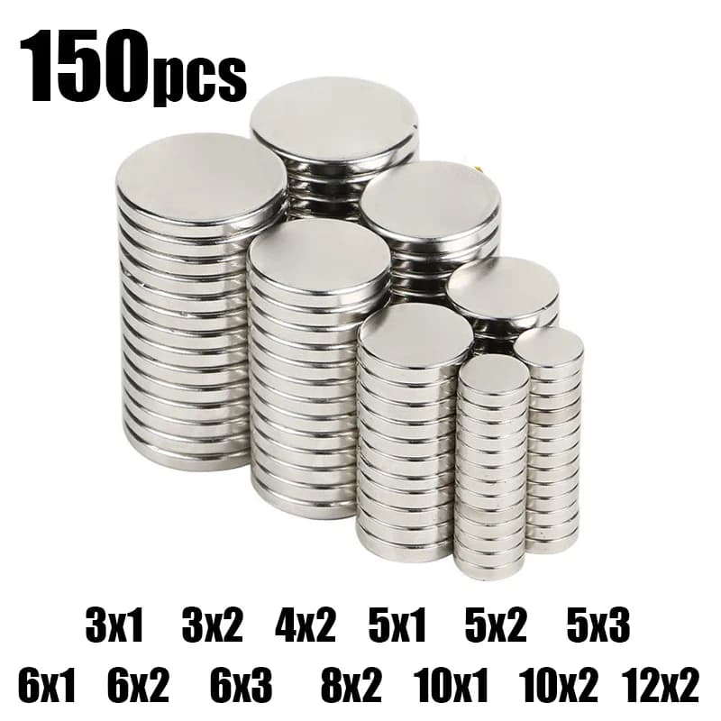 5x2 5x3 6x1 6x2 4x2 5x1 Neodymium Magnet NdFeB Round Super Powerful Strong Permanent Magnetic Imanes 10x1 10x1.5 10x2