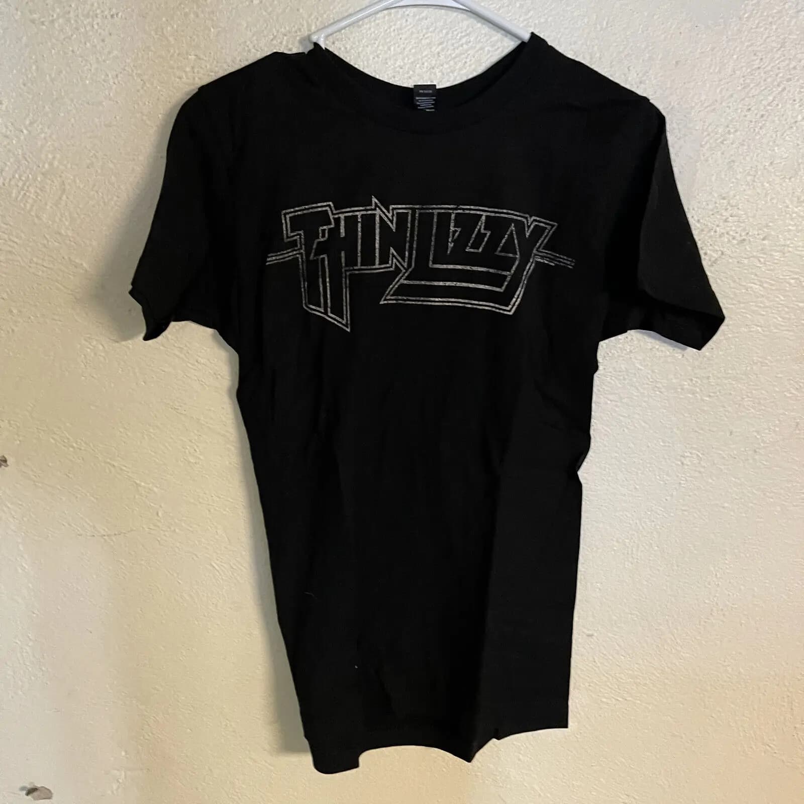 Band T Shirt THIN LIZZY Logo Black Small