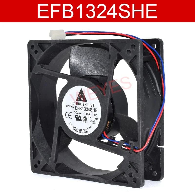 For delta EFB1324SHE 127MM 12738 127*127*38MM 24V 1.38A cpu cooler heatsink axial Cooling Fan