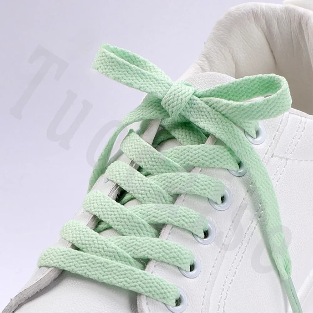 1Pair Flat Shoelaces for Sneakers 26colors Fabric Shoe laces White Black Shoe lace Boot Laces for Shoes Classic Soft Shoestrings