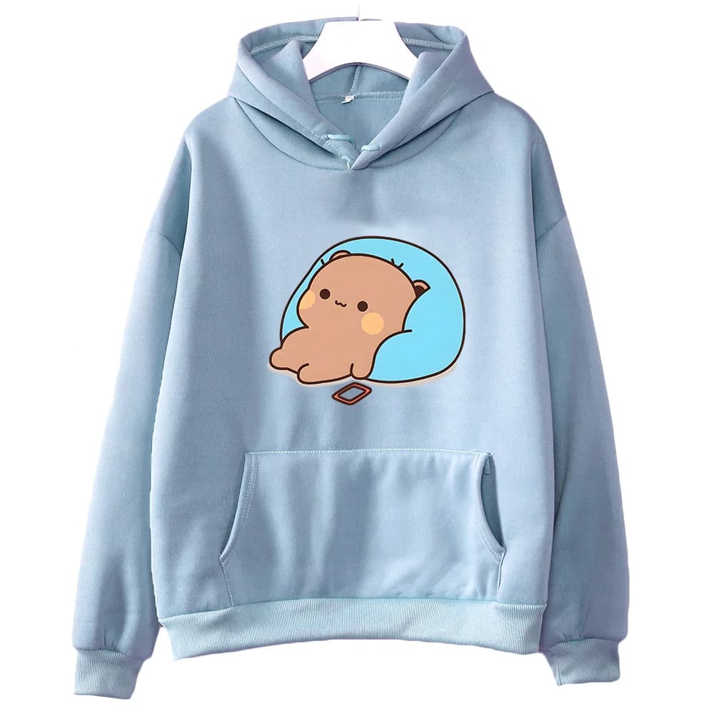 Bubu and Dudu Cartoon Hoodies Women/men Cute Graphic Sweatshirts Winter Crewneck Pullovers Casual Sudaderas Fleece Clothing