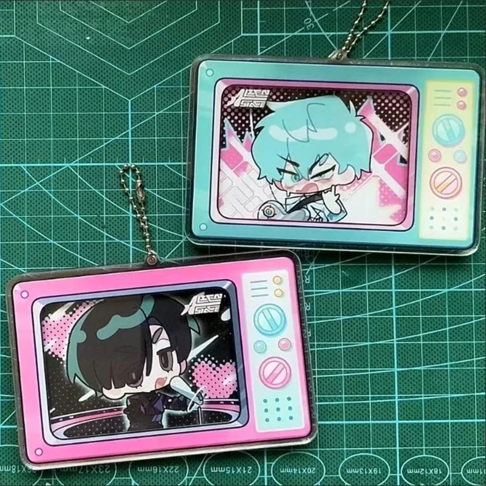 Anime Alien Stage Ivan Till Acrylic Key Chain Kawaii Mobile Phone Chain Backpack Pendant Ornament Key Pendant Accessories Gift