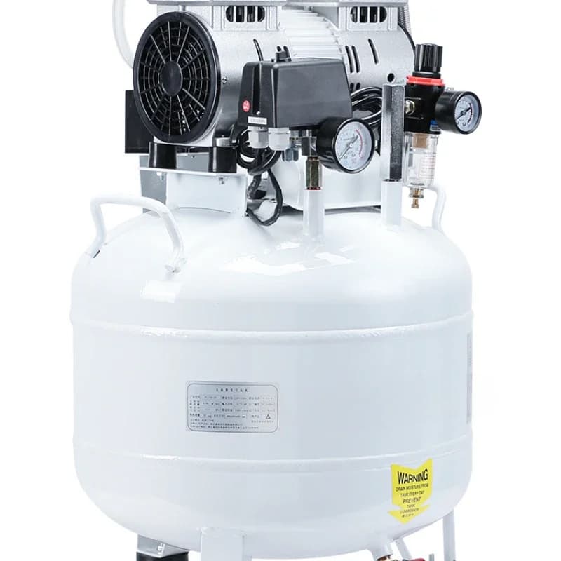 Dental air compressor 220v oil-free silent air pump High-pressure air compressor Clinic compressor one for three air pumps.