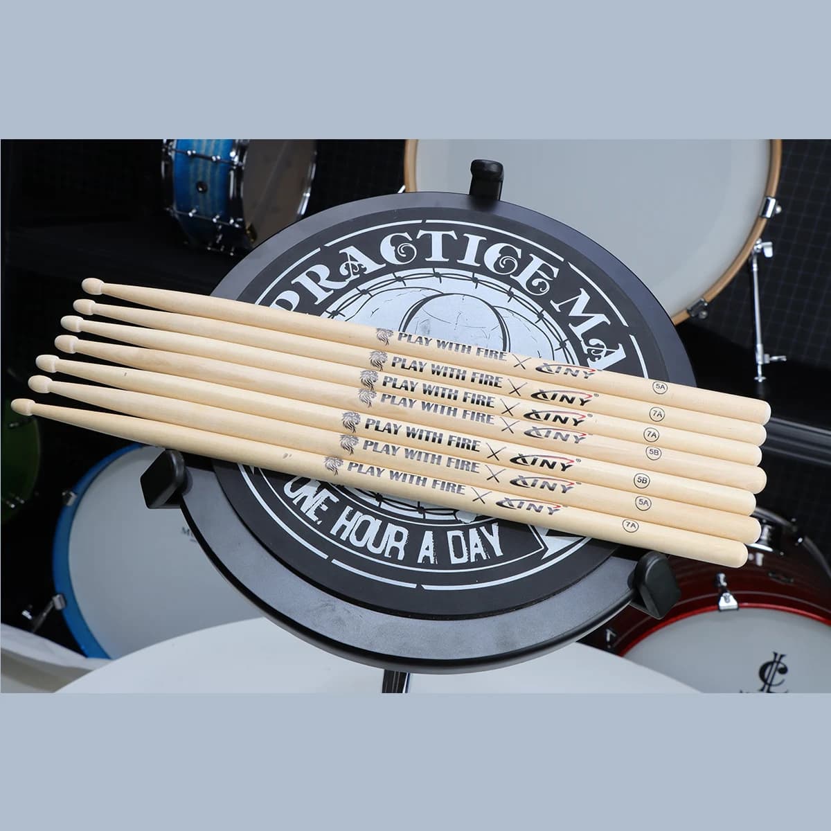 XINY-Maple Drum 5A 7A 5B Imported Material Price Affordable Drum Strike Rod Pair Set-A pair