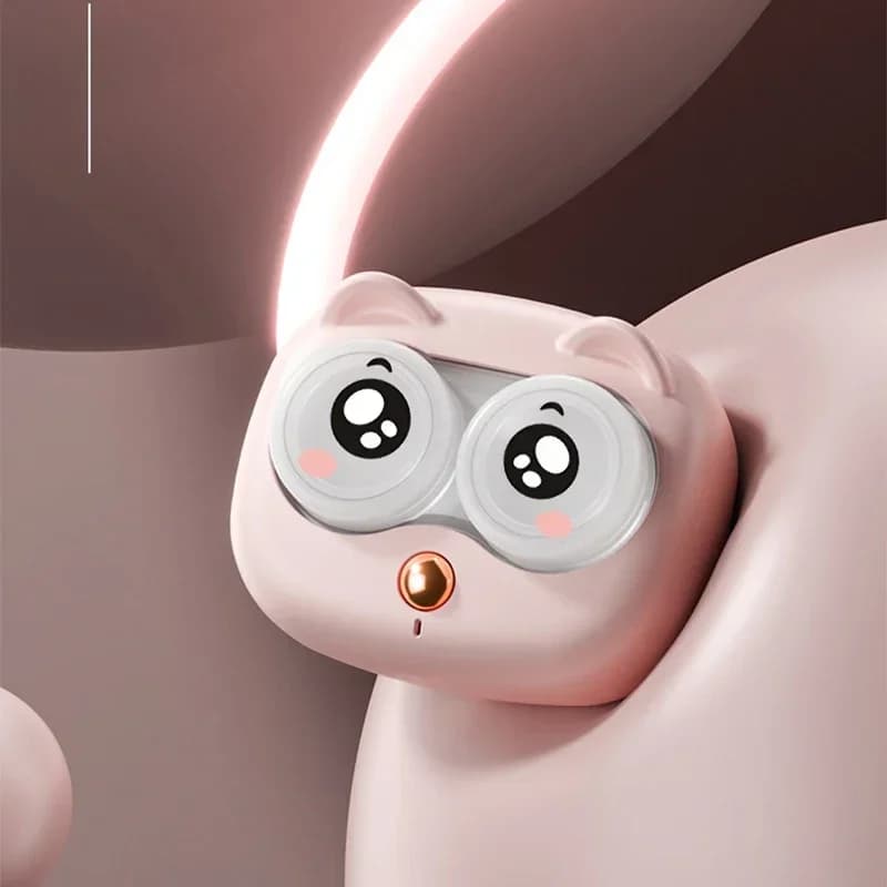 Portable Contact Lenses Cleaner Ultrasonic With Removable Box Remove Tear Protein Cleaning Machine Portable Contact Lenses Case