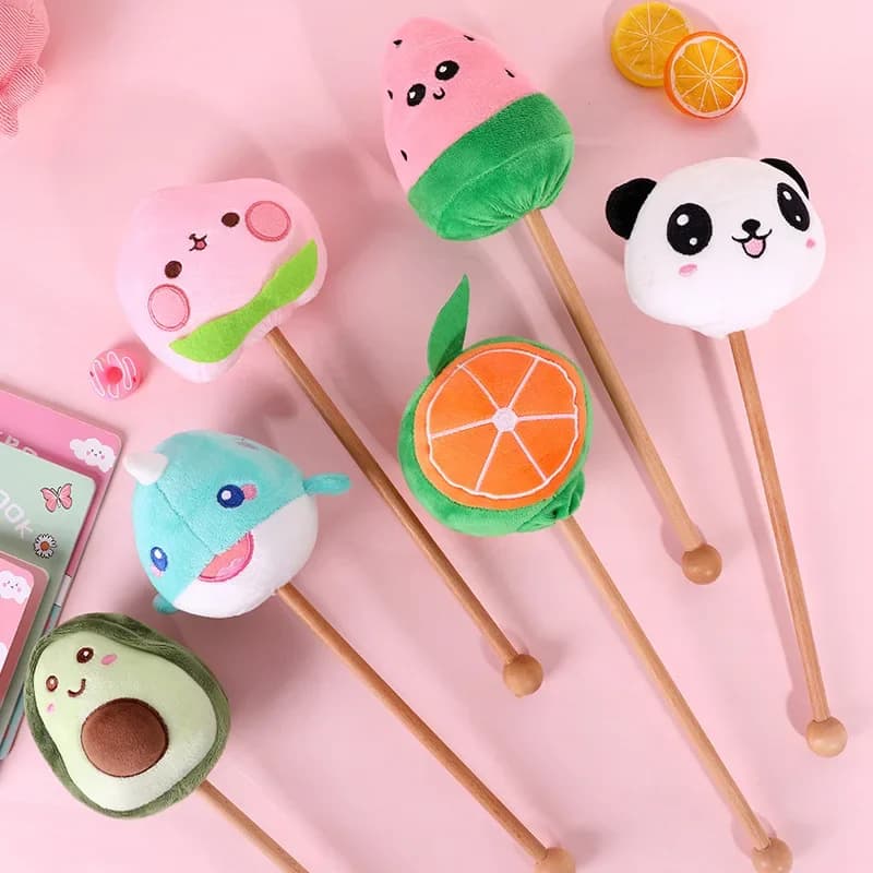 Massage Hammer Hitting Hammer Stick Cartoon Cute Plush Small Hammer Neck Shoulder Meridians Legs Hand-held Back Beater Masaje