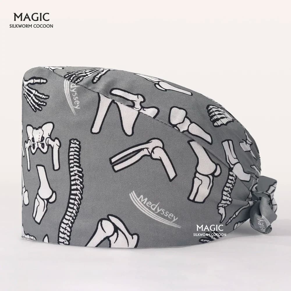 Medical Surgical Hats Printed Doctors Medical Nurse Operating Room Caps Men and Women Pet grooming nursing Hats Work Scrub Hats