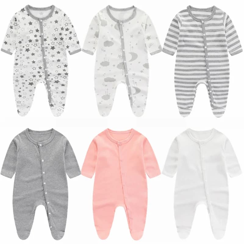 Newborn Girl Romper 2023 New Autumn and Winter CottonInfant Clothes Soft Baby Onepiece Cartoon Baby Boy Clothes 0 to 9 Months