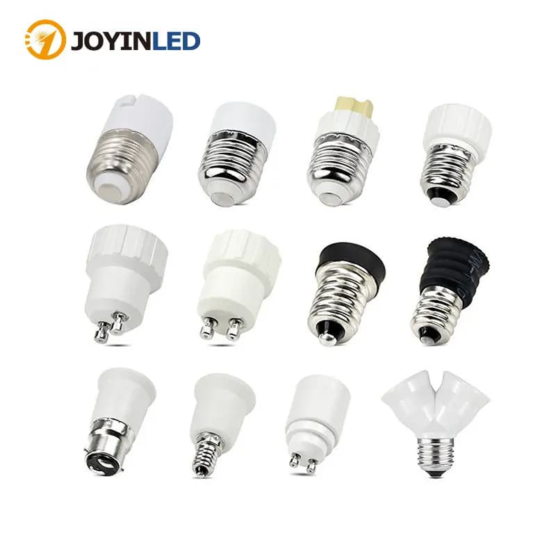 1PCS E27 Male to E14 G9 E12 B22 G4 MR16 GU10 Female Lamp Base Lamp Holder Converter Socket Adapter For LED Corn Bulb light