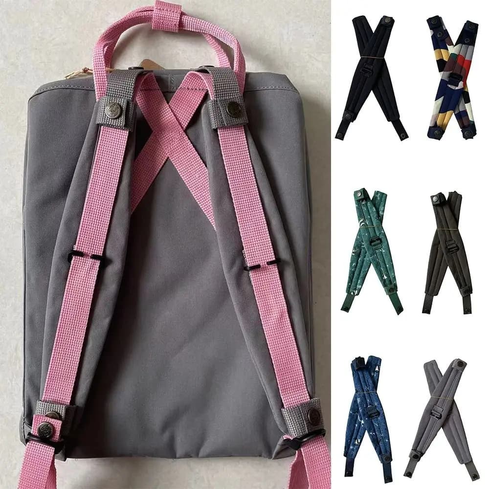 Waterproof Nylon Shoulder Strap For Kanken Backpack Detachable Widening Decompression Bag Strap Stress Reliever Bag Accessories