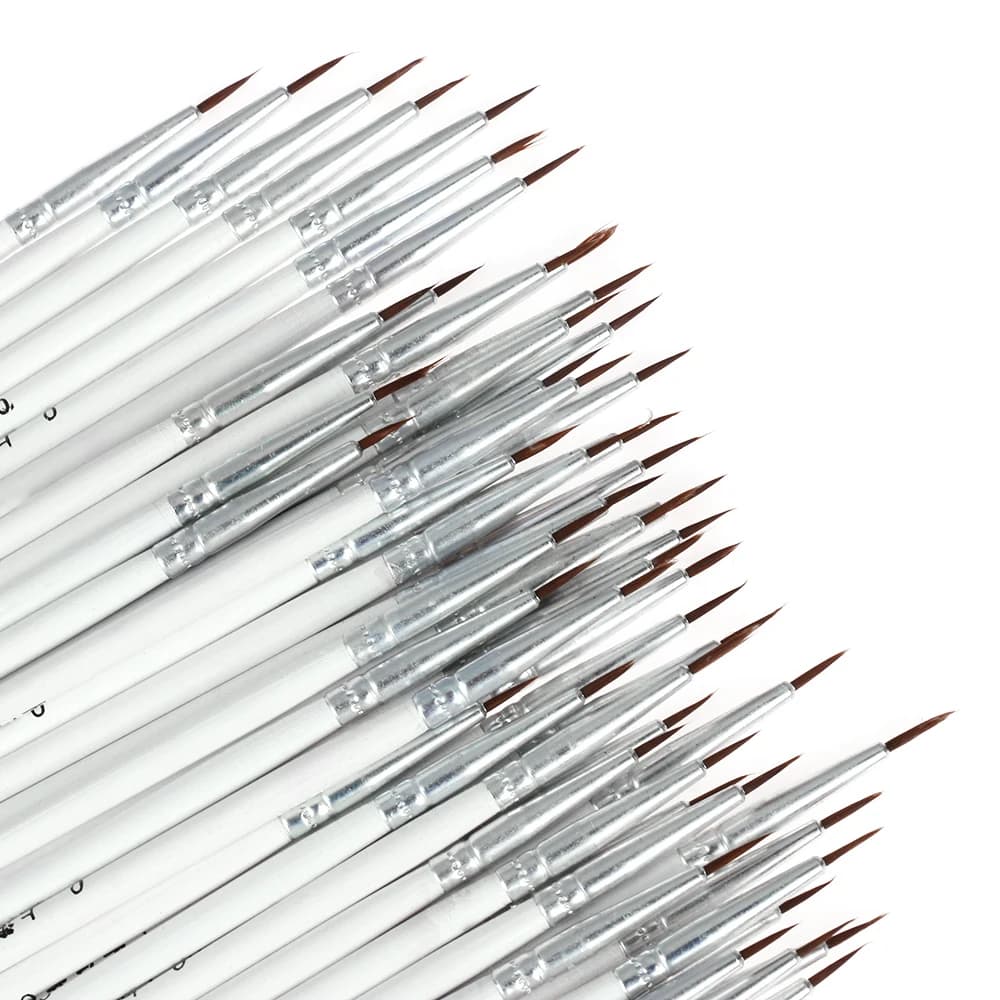 10pcs 0.7/1.1/1.5cm Fine Hand Painted Thin Hook Line Pen Art Supplies Drawing Art Pen Paint Brush Nylon Brush Acrylic Pen
