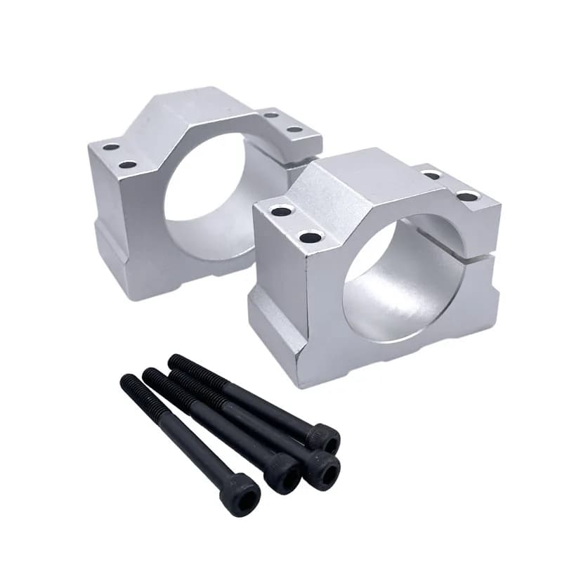 Spindle motor mount bracket spindle fixture for ER11 300W 400W 500W cast aluminum bracket with screws 45mm 52mm