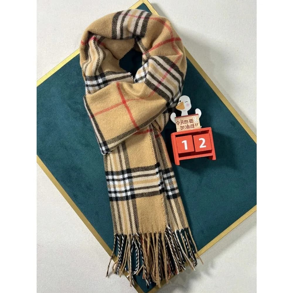Cashmere Warm Scarf for Women Design Winter Men Shawl Wrap 2025 Plaid Female