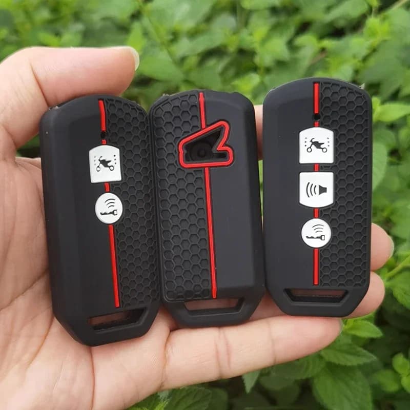Silicone Key Case Cover Keychain For Honda Pcx 125 Forza 125 300 350 750 ADV Xadv Super Cup SH150i SH300 Sh125 XAV Xlov SH