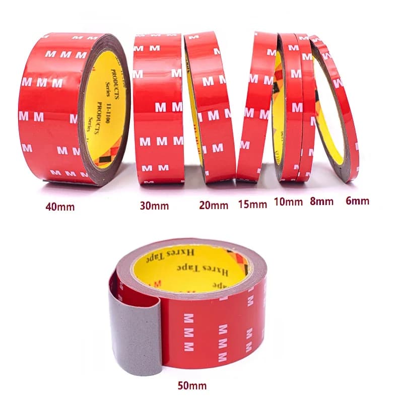 3Meters Strong Double Sided Adhesive Tape With High Viscosity For Automotive Use High Temperature Resistant Fixed Adhesive Patch