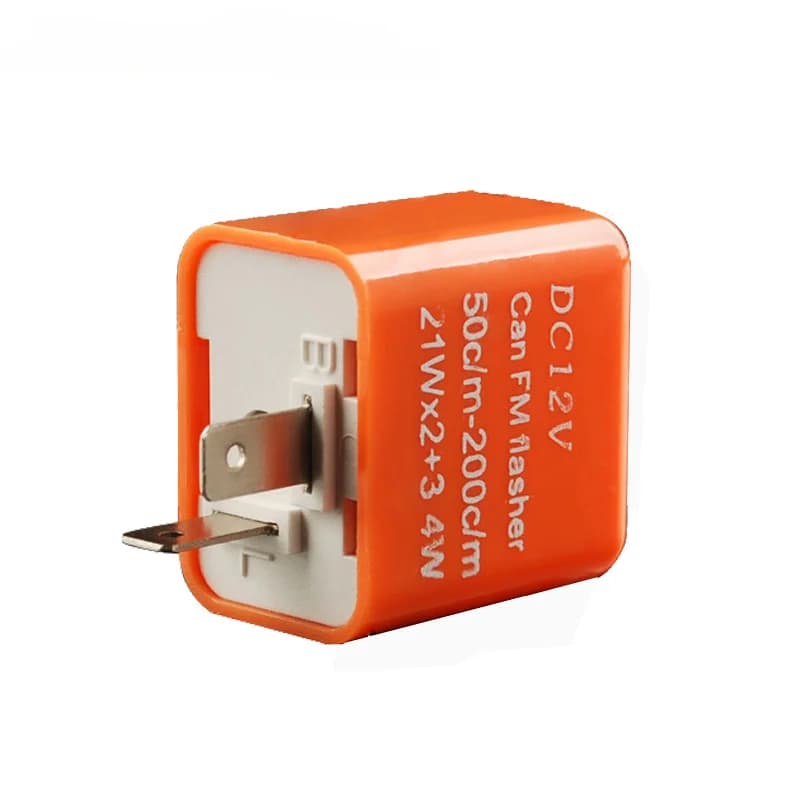 12V 2 Pin Adjustable Frequency LED Flasher Relay Turn Signal Blinker Indicator For Motorcycle Motorbike accessories