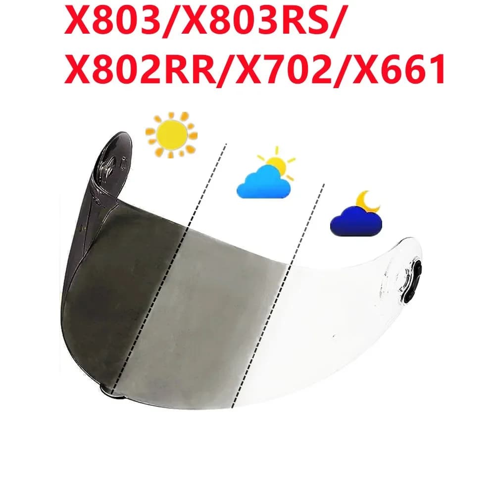 Photochromic Visor for NOLAN X-Lite X-803 X-802 X-702 X-661 X603 Helmet Glasses Screen Shield Windshield Accessories