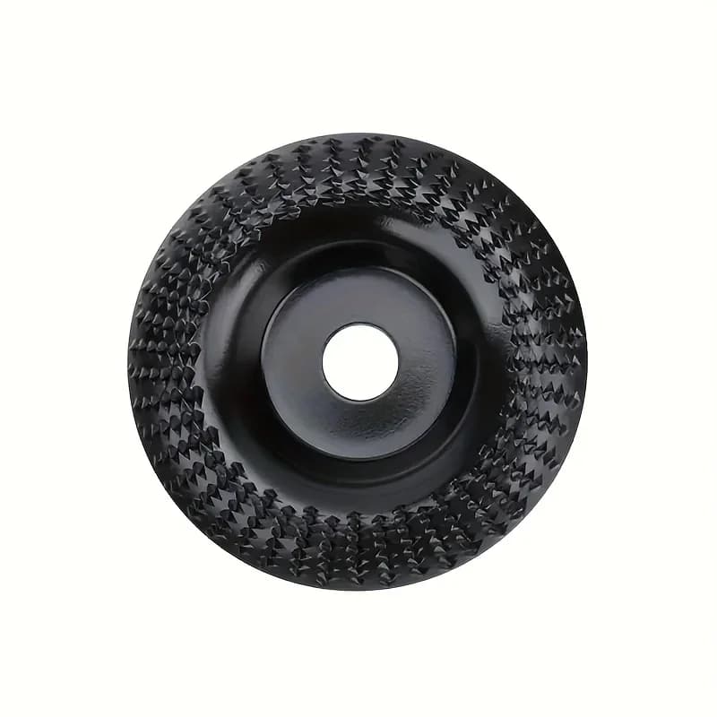 1Pc 4Inch Wood Grinder Wheel Disc, Wood Shaping Wheel, Grinding Wheel Carving Abrasive Disc For WoodworkingGrinders