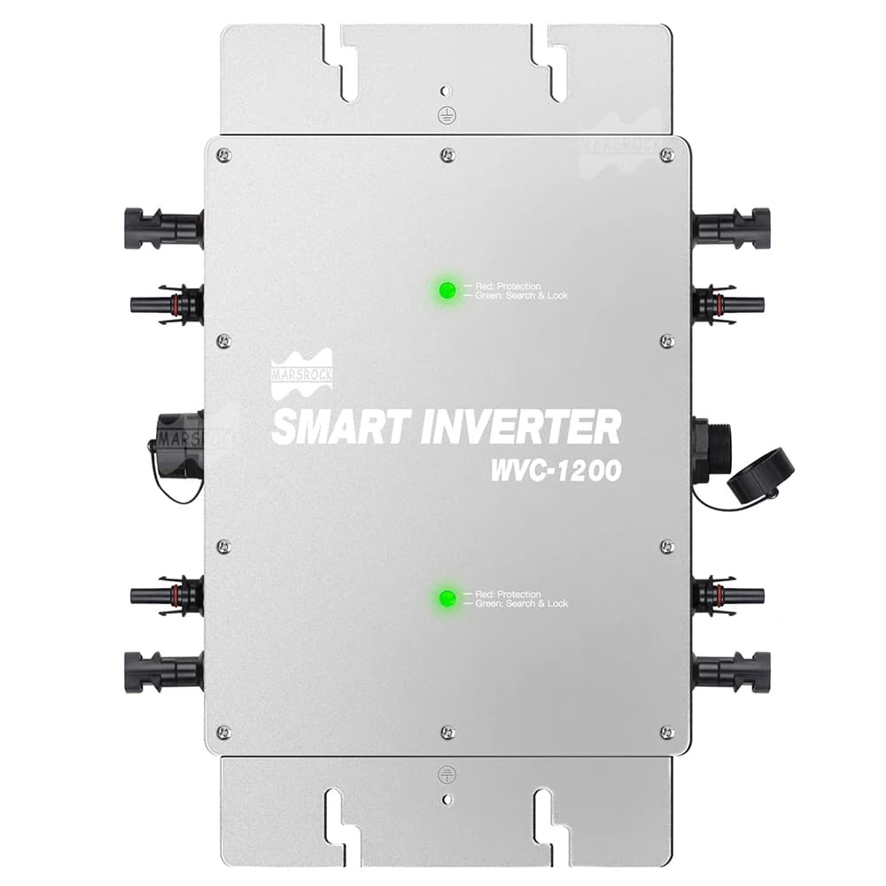 1200W Solar Grid Connected Micro Inverter, 22-50VDC to AC 80-280VAC Pure Sine Wave Inverter With MPPT Function