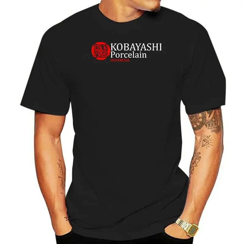 Reality Glitch Men's Kobayashi Porcelain T-Shirt. Summer Men'S fashion Tee,Comfortable t shirt,Casual Short Sleeve TEE