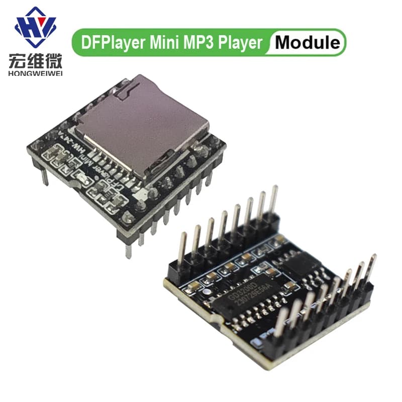 DFPlayer Mini MP3 Player Module V3.0 16P TF Card U Disk Mini MP3 DF Player Audio Voice Module Board