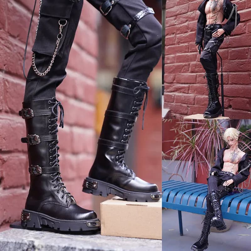 Bjd Baby Shoes Msd Casual Military Boots Uncle Bjd Baby Snow Boots Internal Dimensions 11.5cm * 4.5cm * 17.5cm Birthday Gift Toy