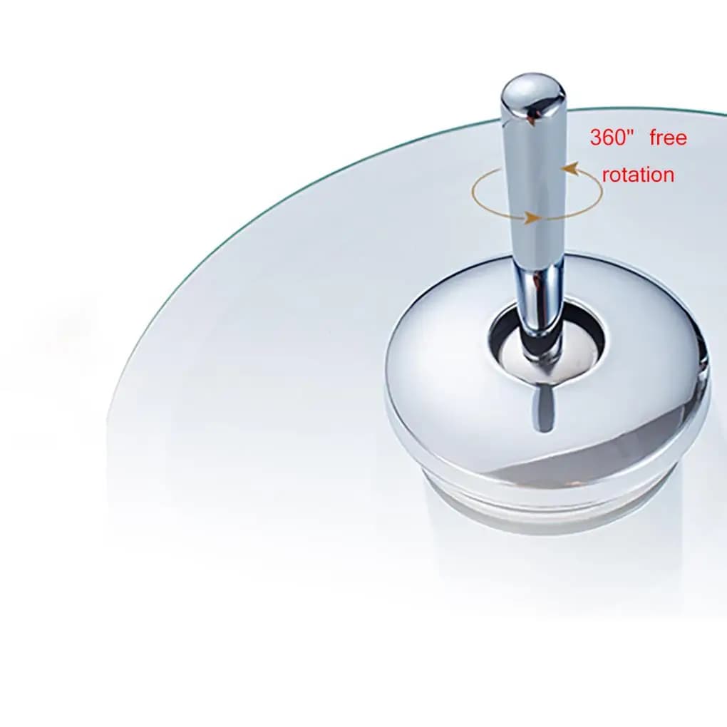 Mixer Tap Elegant Inlet Pipe Faucet Transparent Bathroom Supply Kitchen