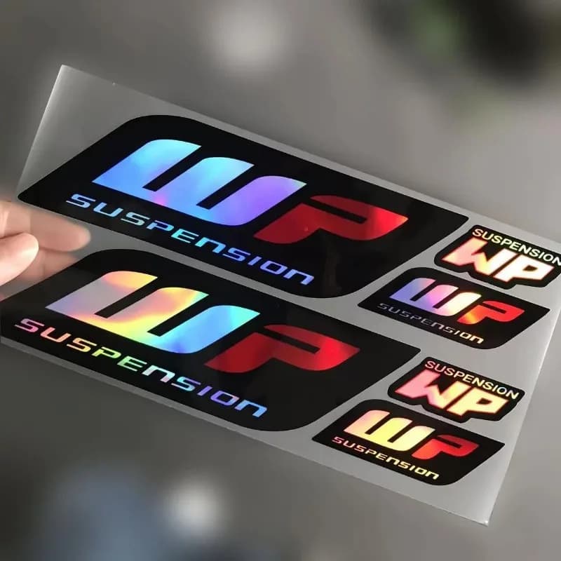 Reflective Wp Suspension Sticker Motorcycle Accessories Shock Absorber Decals Waterproof Ornaments For ktm KONDA SUZUKI KAWASAKI