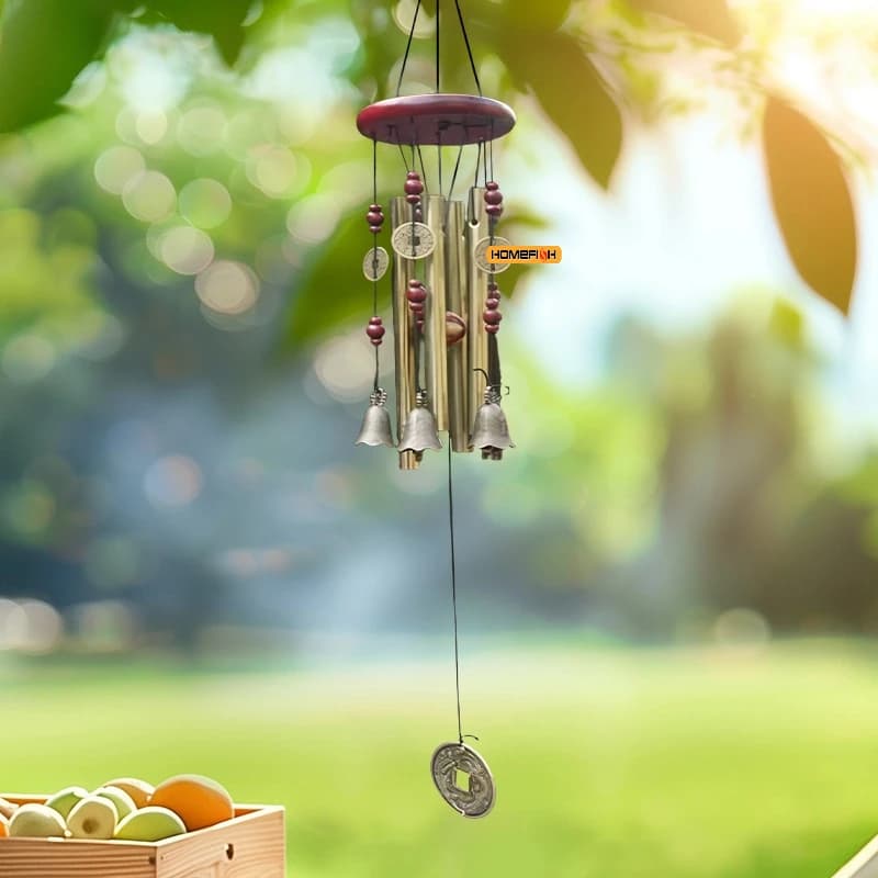 Large Wind Chime Tubes Bells Metal Church Bell Outdoor Garden Home Garden Decor Hanging Wind Chime Symbol Of Good Luck