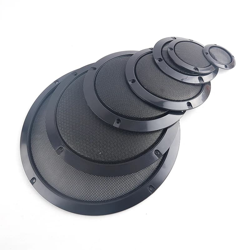 1Pc 2/3/4/5/6.5/8 Inch Speaker Net Cover High-grade Car Home Mesh Enclosure Speakers Plastic Frame Metal Iron Wire Grilles