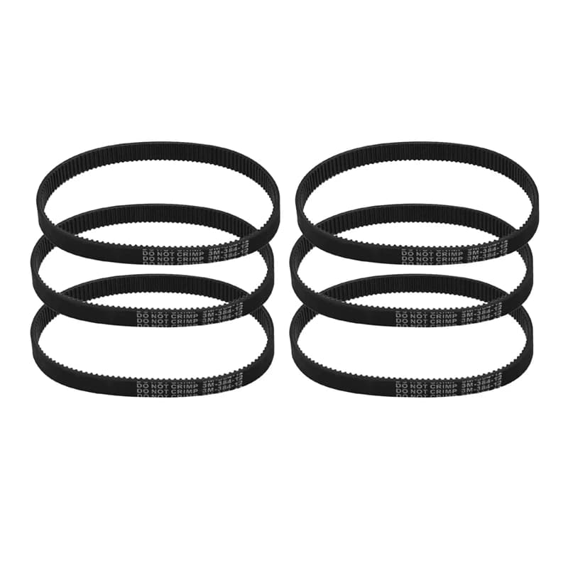 6Pcs 3M-384-12 Drive Belt For Electric Bike E-Bike Scooter Motorcycle