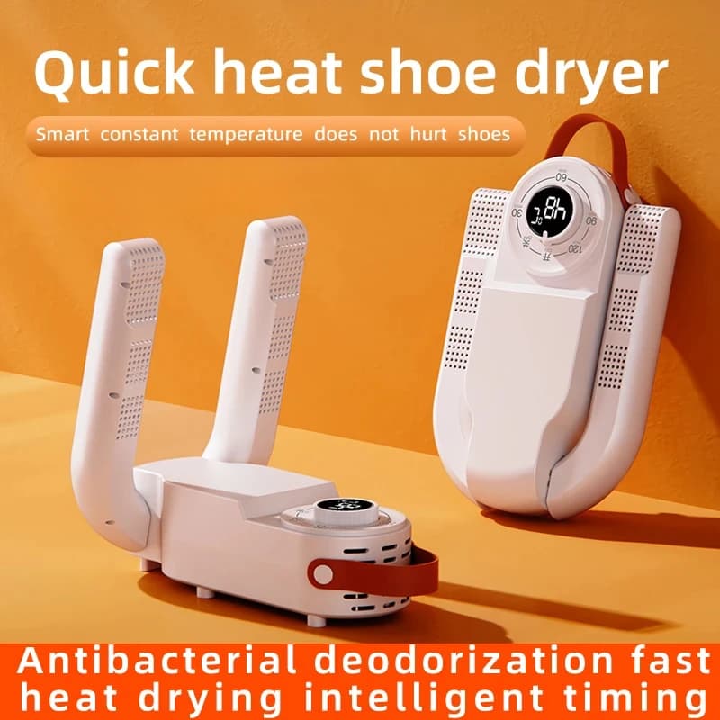 Intelligent Timer Shoe Dryer Adjustable Dryer Quick Drying Deodorizing Sterilizing Shoe Dryer Household Shoe Warmer Heater