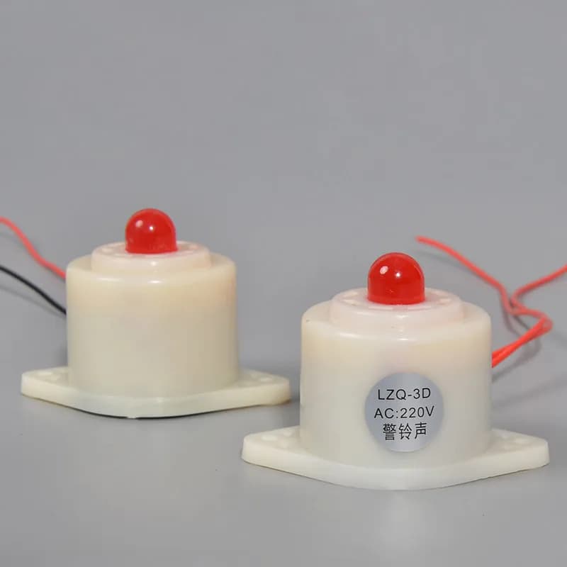 LZQ-3D Electronic Buzzer Beep Alarm High-decibel 12V 24V 220V Acoustic-optic alarm Indicator flashing light