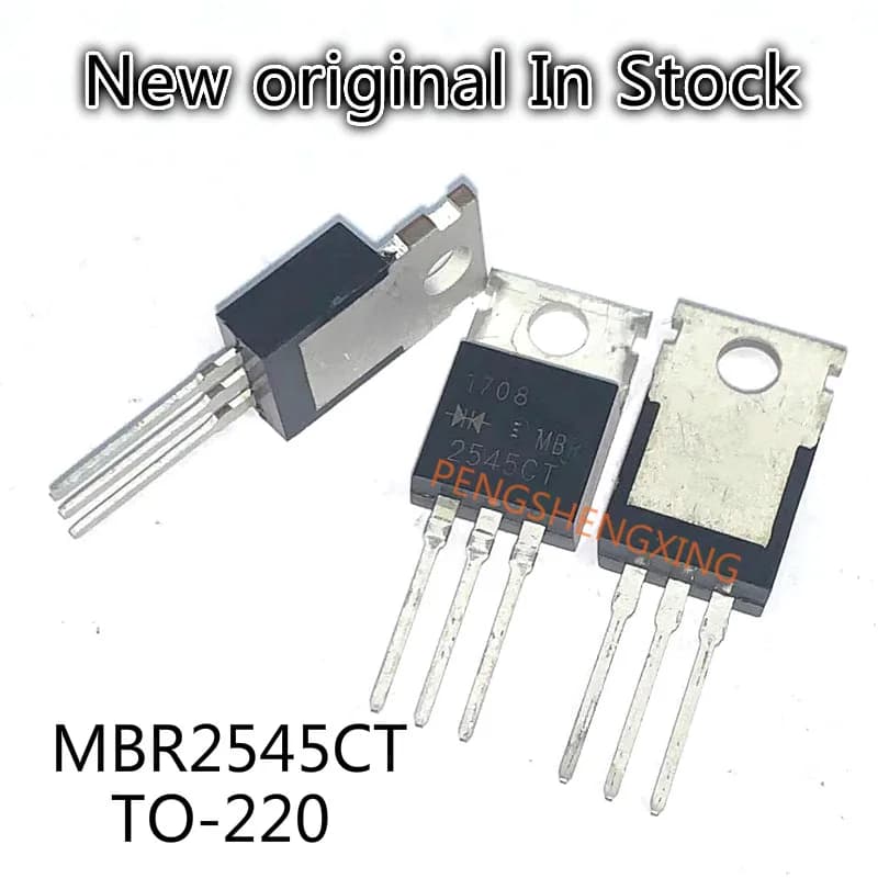 10PCS/LOT MBR2545CT MBR2545 schottky diode 30A 45V TO-220 New original spot hot sale