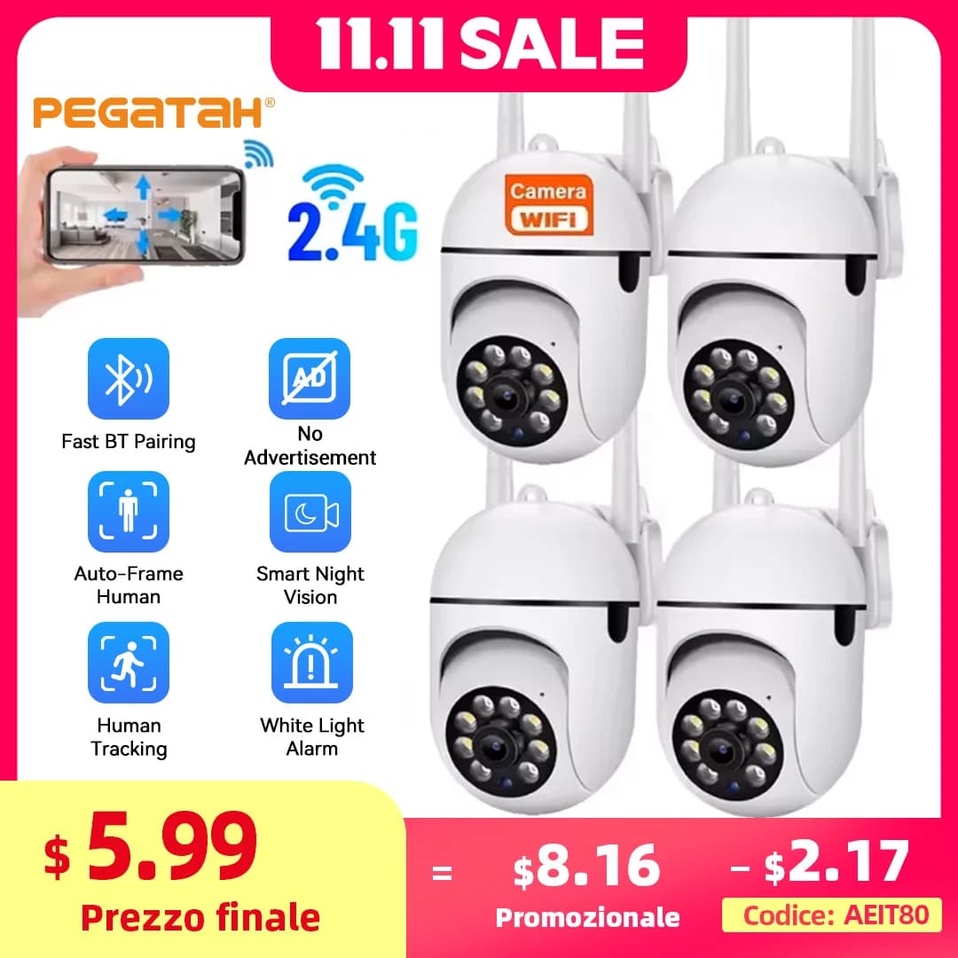 2.4G 8MP Cameras Wifi Video Surveillance IP Indoor Security Protection Monitor 5.0X Zoom Home Wireless Track Alarm O-Kam pro
