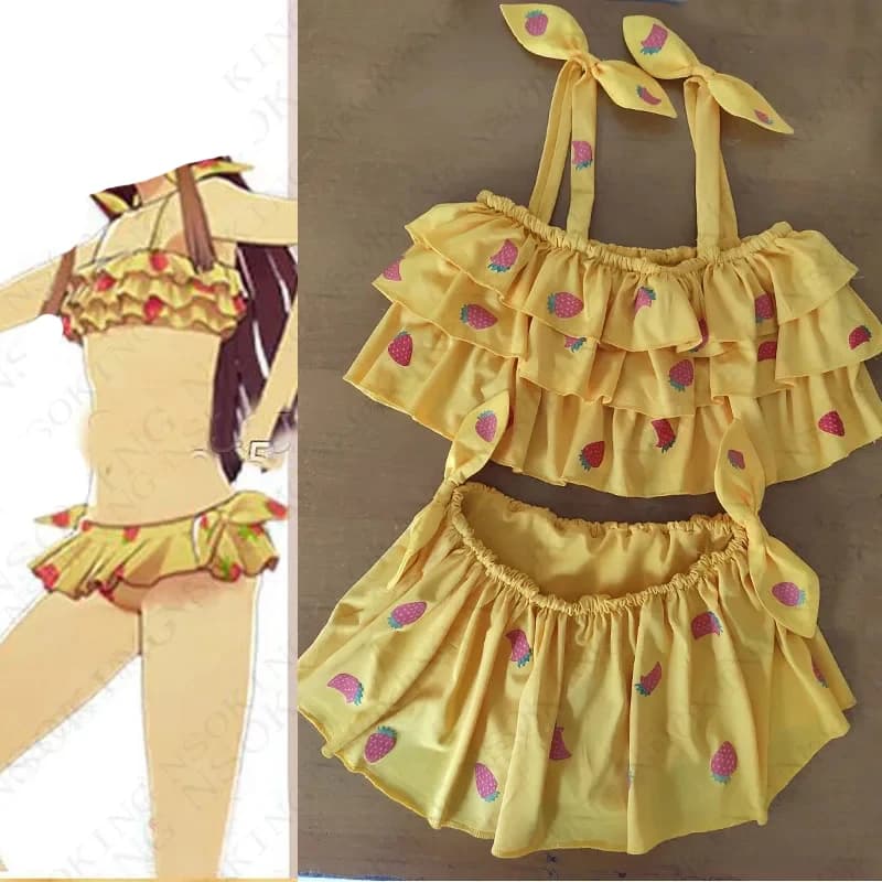 New P Futaba Sakura Swimsuit Cosplay Costume Custom Made